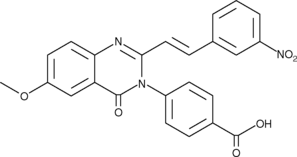 An antagonist of NR2C- and NR2D-subunit containing NMDA receptors; selective for NR2C- and NR2D-subunit containing NMDA receptors over receptors containing NR2A and NR2B subunits as well as over the AMPA receptor GluR1 (IC50s = 229