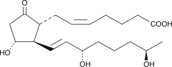 A PGE2 metabolite found in the semen of primates