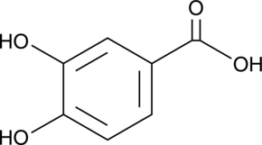 A dihydroxybenzoic acid phenolic compound that demonstrates free radical scavenging capability (IC50 = 16.3 μM) in a DPPH radical scavenging activity assay; possesses anti-inflammatory