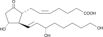 A CYP450 ω-oxidation metabolite of PGE2 that preceeds β-oxidation and the loss of up to four carbons from the lower side chain of PGE2