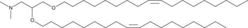 A cationic lipid containing the unsaturated long-chain (18:1) oleic acid inserted at both the sn-1 and sn-2 positions; used in the composition of lipospomes formulated as SNALPs