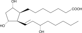 8-iso PGF1α is an isoprostane that was first identified in human semen.{1181} It is a member of the isoprostane family