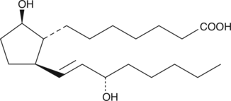 11-deoxy PGF1β is a synthetic analog of PGF1β. In contrast to PGF2α and PGF1α