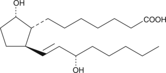 11-deoxy PGF1α is a synthetic analog of PGF1α. In whole animal studies