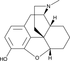 A morphine derivative that demonstrates similar opioid-like effects with rapid onset