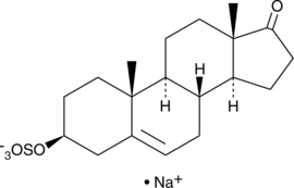 The major secretory product of adrenal glands and the predominant circulating precursor for active steroid hormones in humans; used as a biomarker in some adrenocortical disorders