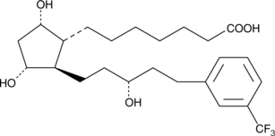 A number of 17-aryl trinor and 16-aryloxy tetranor PGF2α derivatives have been approved for the treatment of glaucoma.{8941