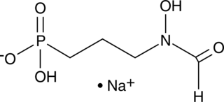 An antibiotic that inhibits DOXP reductoisomerase