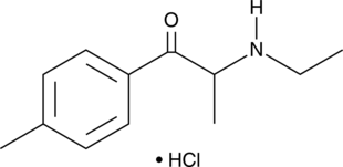 A cathinone derivative identified in several designer drugs that are sold as “legal high” replacements for controlled stimulants such as methamphetamine and MDMA; intended for use as a standard for the forensic analysis of samples that may contain this compound