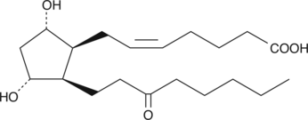 A metabolite of 8-iso PGF2α in rabbits