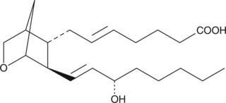 A trans isomer of U-44619; inhibits mPGES at 10 µM