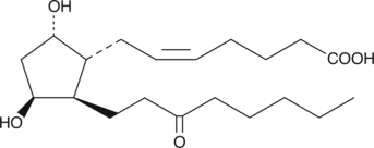 A metabolite of PGD2; appears in plasma of normal males within 10 minutes of tritiated PGD2 infusion or inhalation