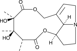 A natural 11-membered macrocyclic pyrrolizidine alkaloid used in an animal model of pulmonary hypertension