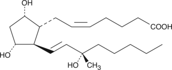 15(S)-15-methyl PGF2α is a metabolically stable analog of PGF2α. It is a potent uterine stimulant and abortifacient which can be administered intramuscularly to induce labor.{4695