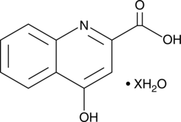 A metabolite of tryptophan that has pronounced effects on neuronal signaling; broadly antagonizes ionotopic glutamate receptors; has potent effects at glutamate receptor subunit ζ-1 (Ki = 5.4 µM)