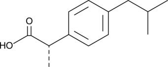 An enantiomer of ibuprofen that more potently inhibits COX activity