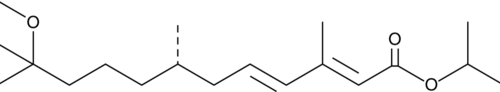 A widely-used insect growth regulator; acts as an activator of the juvenile hormone receptor