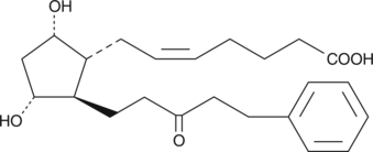 A potential metabolite of latanoprost when administered to animals; common minor impurity found in commercial preparations of the bulk drug compound