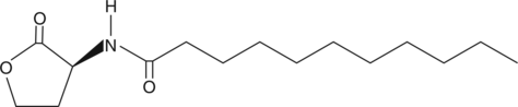 A homoserine lactone member that possesses a rare odd-numbered acyl carbon chain and may be a minor quorum-sensing signaling molecule in P. aeruginosa strains