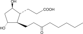 A major urinary metabolite of PGE2 that is excreted in guinea pig urine at a concentration range of 1.34-2.74