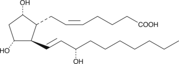 An analog of PGF2α in which the ω-chain has been extended by the addition of two more methylene carbon atoms; exhibits a Ki value of 120 nM for the FP receptor