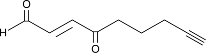 An alkyne-tagged electrophile that can be used as a probe to isolate and identify the reaction products of lipid peroxidation using click chemistry