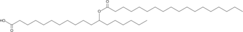 A FAHFA consisting of stearic acid esterified to 12-hydroxy stearic acid