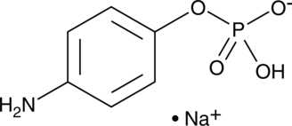 A substrate for alkaline phosphatase that can be used in enzymatic reactions to quantify ALP activity