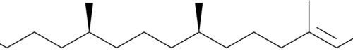 A degradation product of chlorophyll that is converted to phytanic acid