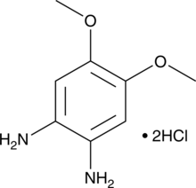 A fluorescent probe for α-keto acids; reacts with aldehydes to produce highly fluorescent benzimidazole derivatives; ex/em spectra = 361/448 nm; can be reacted with ketones and carbonyls to form fluorescent adducts that can be separated and quantitated by reversed-phase high-performance liquid chromatography