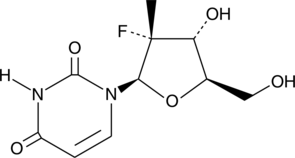 The deaminated/inactive derivative of PSI-6130