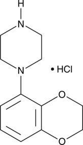 A partial agonist at 5-HT1A