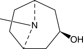 A naturally-occurring tropane alkaloid that serves as an intermediate in the synthesis of a variety of bioactive alkaloids