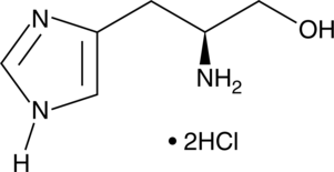 A natural amino alcohol that serves as an intermediate in the biosynthesis of the amino acid L-histidine in bacteria