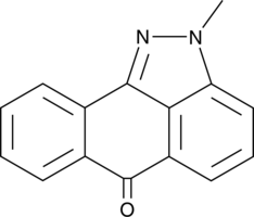 A methylated analog of SP 600125 that has much lower affinity for JNK isoforms (IC50s = 18 and 24 µM for JNK2 and JNK3