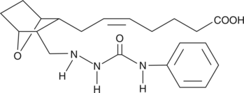 Selective TXA2 receptor antagonist (Ki = 4.1 nM); inhibits U-46619-induced platelet aggregation (IC50 = 0.06 µM)