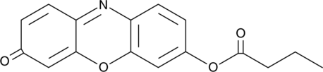 A fluorogenic substrate for triglyceride lipases and cholinesterase; resorufin is released upon enzymatic cleavage by triglyceride lipases or cholinesterase and its fluorescence can be used to quantify triglyceride lipase or cholinesterase activity; ex/em = 570/580 nm