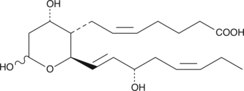 TXB3 is the stable hydrolysis product of TXA3 synthesized from EPA by COX and thromboxane synthase. It is biosynthesized in various tissues such as seminal vesicles