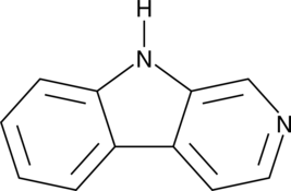 A natural β-carboline that may be found in fried meats