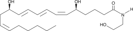 A theoretical 5-LO metabolite of AEA; acts as a potent antagonist of the human BLT1 receptor (Ki = 1.22 nM)