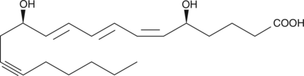 A LTB4 receptor antagonist that has a higher binding affinity for BLT1 (Ki = 27 nM) compared to BLT2 (Ki = 473 nM); inhibits LTB4-induced release of lysozymes from rat polymorphonuclear leukoctyes with an IC50 value of 1 µM