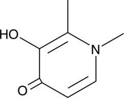 An iron chelator that binds to iron in a 3:1 (ligand:iron) ratio and has antioxidant and neuroprotective activities; reduces levels of intracellular iron and inhibits lipid peroxidation in primary rat hepatocytes at 200 and 50 µM