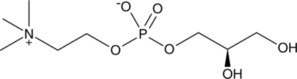 A nootropic phospholipid; a precursor to choline biosynthesis and an intermediate in the metabolism of phosphatidylcholine; increases acetylcholine synthesis and release in rat hippocampus; prevents scopolamine-induced amnesia in a passive avoidance test in rats; exerts neuroprotective effects in models of altered cholinergic neurotransmission and models of brain vascular injury