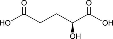 An α-hydroxy acid; metabolized to α-ketoglutarate by L-2-hydroxyglutarate dehydrogenase; levels are increased in 2-hydroxyglutaric aciduria; inhibits α-ketoglutarate-dependent oxygenases