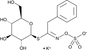 A glucosinolate that has been found in cruciferous plants such as L. sativum; reduces the number of HM1-IMSS E. histolytica trophozoites (IC50 = 20.4 µg/ml)