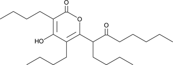 A reversible elastase inhibitor (IC50s = 1.3 and 30 µg/ml for human granulocyte and pancreatic enzymes