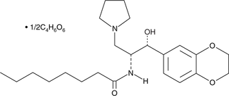 A glucosylceramide synthase inhibitor (IC50 = 40 nM for inhibition of glucosylceramide production in K562 cells); selective for glucosylceramide synthase over α-glucosidase I and II