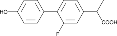 A major active metabolite of flurbiprofen