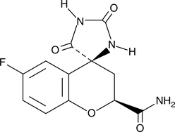 An aldose reductase inhibitor (IC50 = 0.026 μM); inhibits AKR1B10 (IC50 = 33 μM); decreases sorbitol and myo-inositol levels in the sciatic nerves of STZ-induced diabetic rats (2 mg/kg per day); decreases nerve fiber abnormalities and reverses slowing of MNCV in an STZ-induced diabetic rat model of peripheral neuropathy (2 mg/kg per day); decreases the pain threshold in STZ-induced diabetic mice overexpressing human aldose reductase (4 mg/kg per day); decreases metastasis in a KM20 human colorectal cancer mouse xenograft model (50 mg/kg per day)