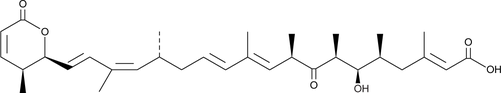 An inhibitor of nuclear transport; blocks CRM1 interaction with nuclear export signals; inhibits Rev translocation (IC50 = 0.8 nM after 7 hours); antifungal agent